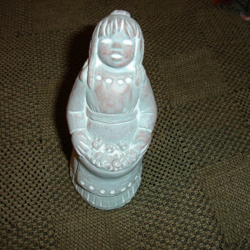Isabel Bloom Angel - Angel with Apron Full of Flowers - Decorative Angel - 1986